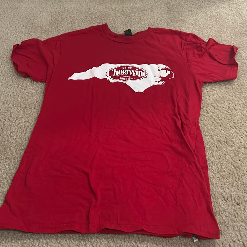 Red cheerwine shirt